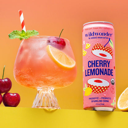 Cherry Lemonade Sparkling Prebiotic + Probiotic Drink