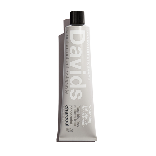 Davids premium toothpaste  /  charcoal+peppermint