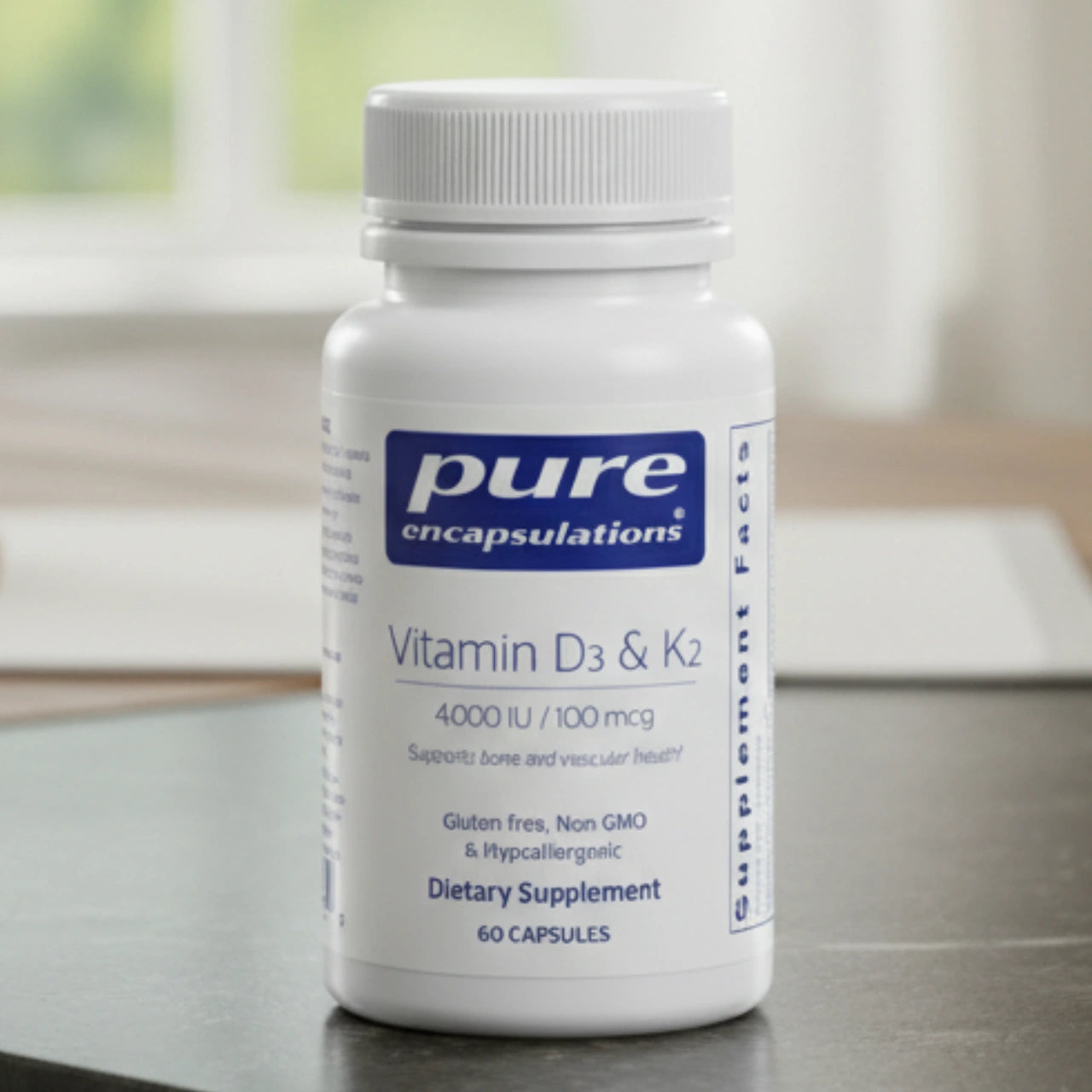 Pure Encapsulations D3 & K2 Vitamin a Trusted Quality