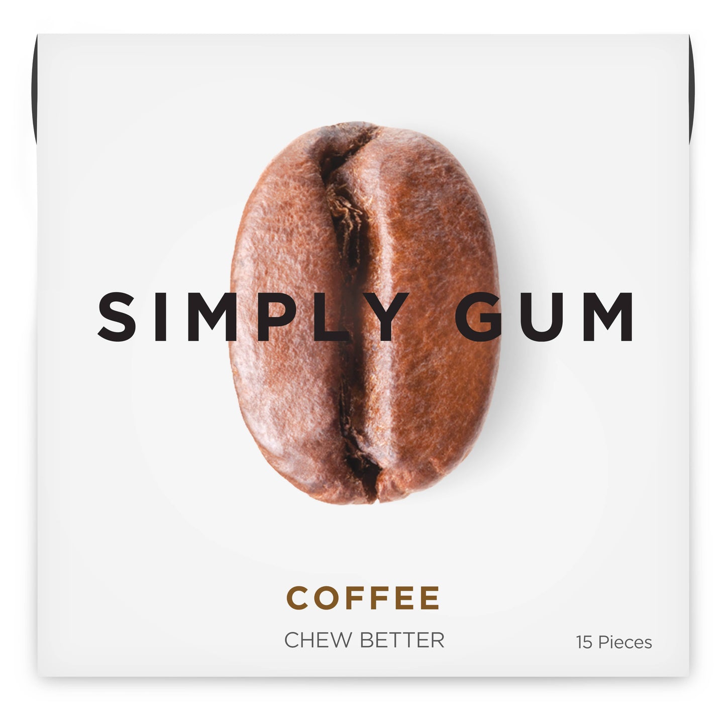 Coffee Chewing Gum- Natural + Plastic-Free | 12 Pack