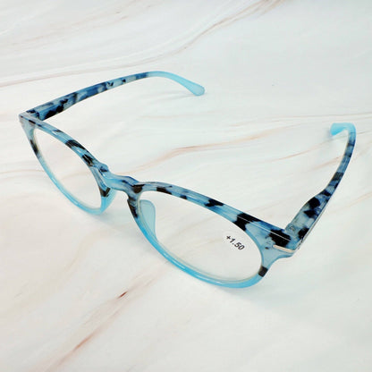Color Tortoise Reading Glasses: Pink / 1.5