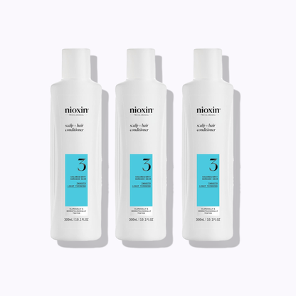 Nioxin System 3 Scalp + Hair Conditioner: 2 Pack / 10.1 fl oz