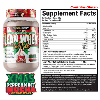 Lean Whey® Iso Hydro Gourmet Protein 2lb - Limited Edition: Crispy Cookie