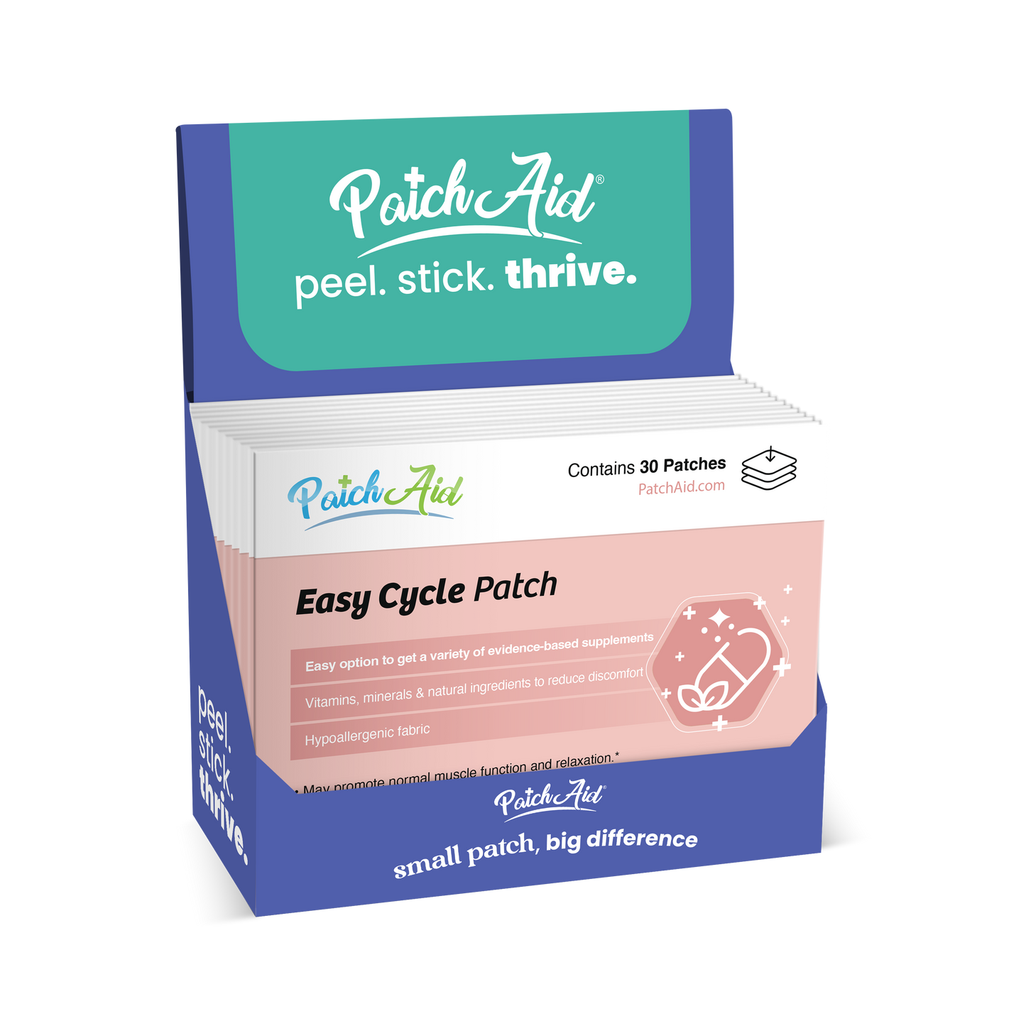 Easy Cycle Patch - Menstrual Relief & Hormone Support: 1-Pack