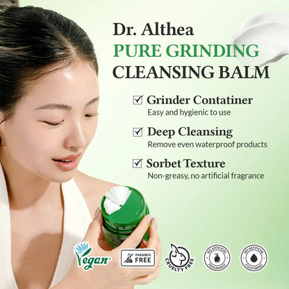 DR ALTHEA Pure Grinding Cleansing Balm Makeup Remover Vegan