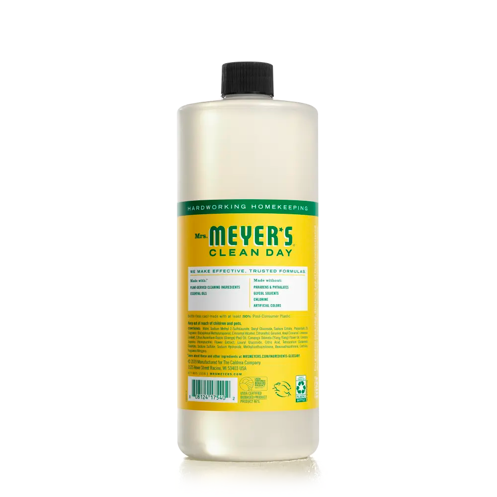 Mrs. Meyers Clean Day Multi-Surface Concentrate Cleaner, Honeysuckle, 32 Fl Oz