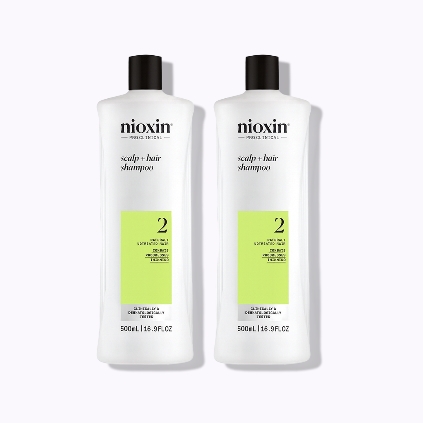 Nioxin System 2 Scalp + Hair Shampoo: 2 Pack / 10.1 fl oz