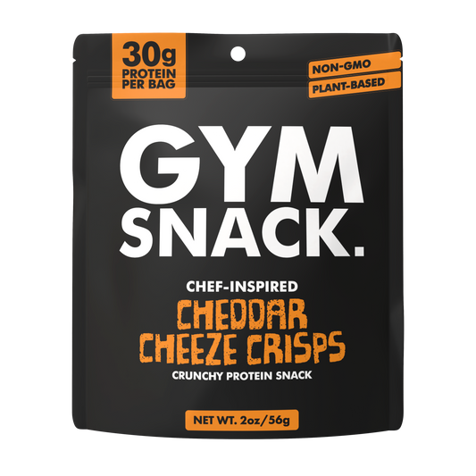 Cheddar Cheeze Gym Snack - Plant-Based Protein Snack