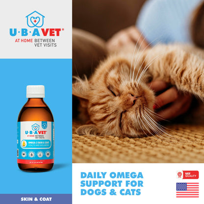 UBAVET Omega-3 Skin & Coat Health & Wellbeing Liquid