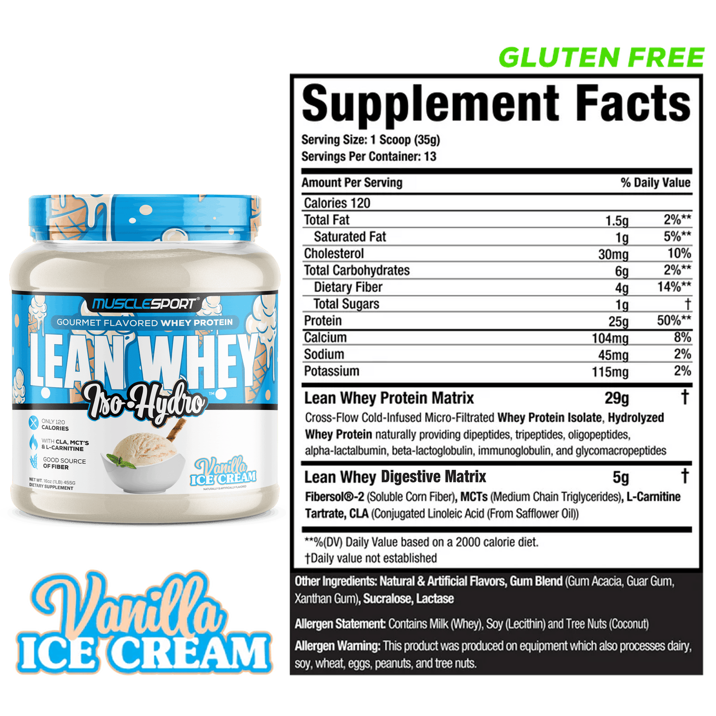 Lean Whey™ Iso Hydro Gourmet Protein 1lb: Black Forest