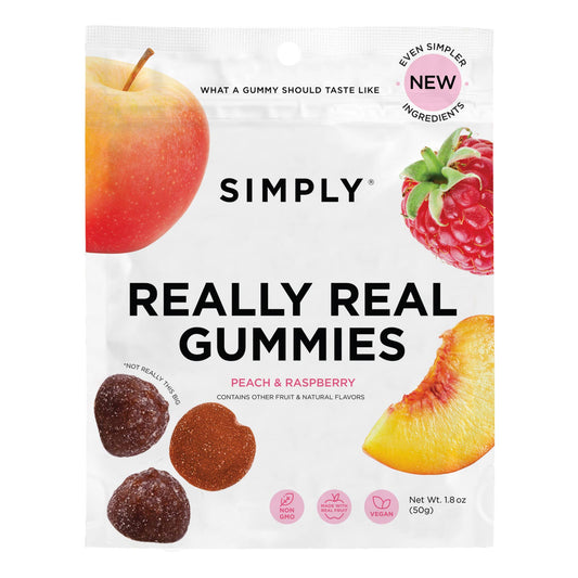 Really Real Gummies - Peach Raspberry (1.8 oz Bags)