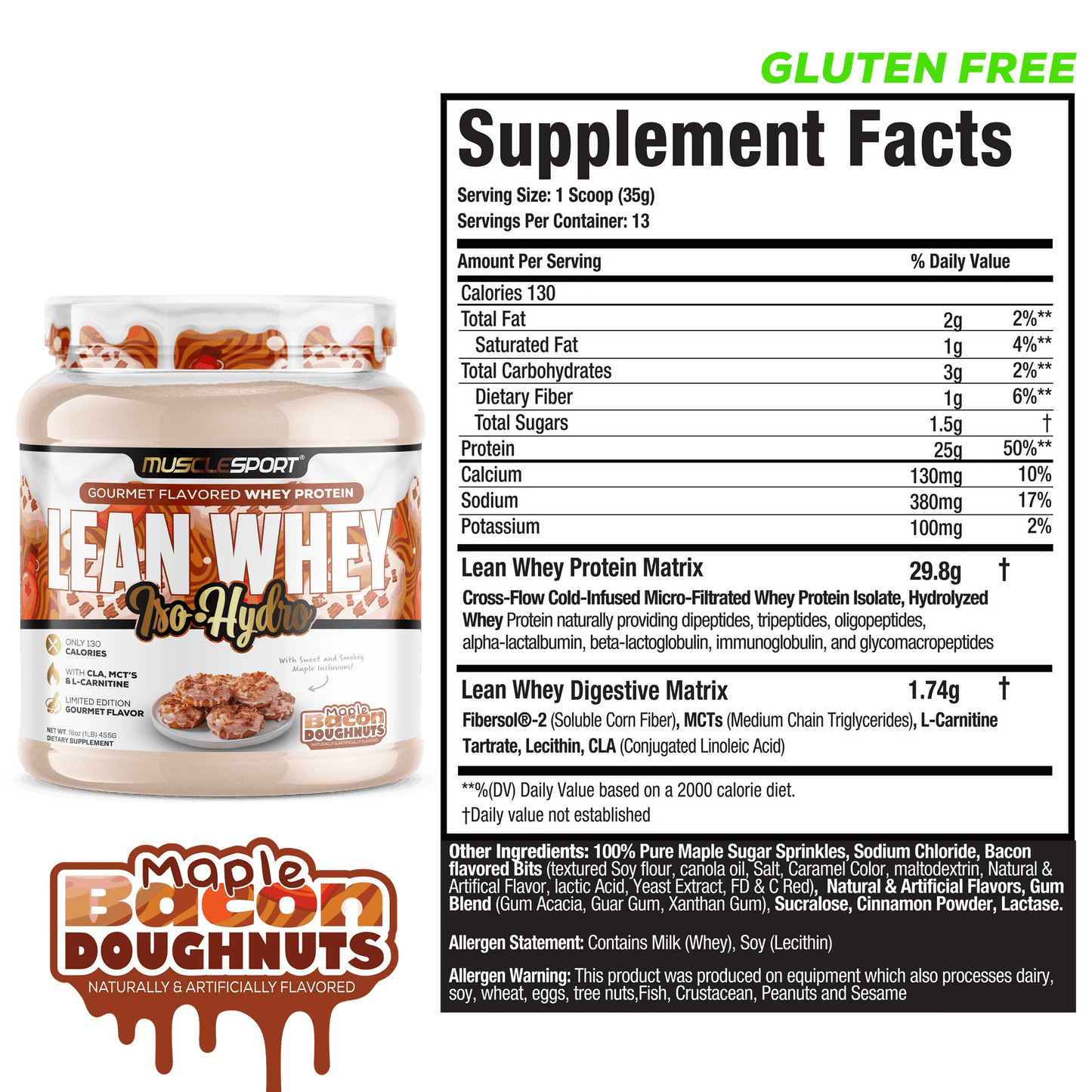 Lean Whey™ Iso Hydro Gourmet Protein 1lb: Black Forest