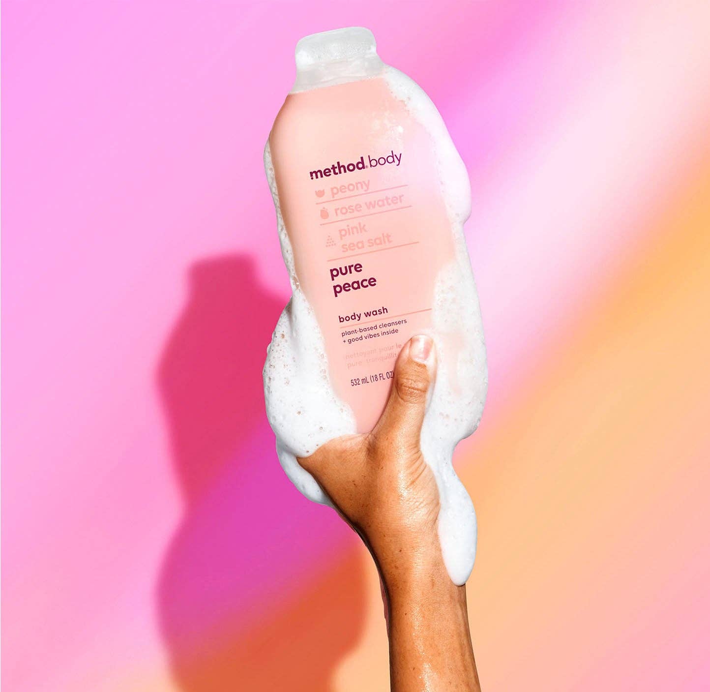 Method Body Paraben & Phthalate Free Body Wash, Pure Peace, 18 fl oz
