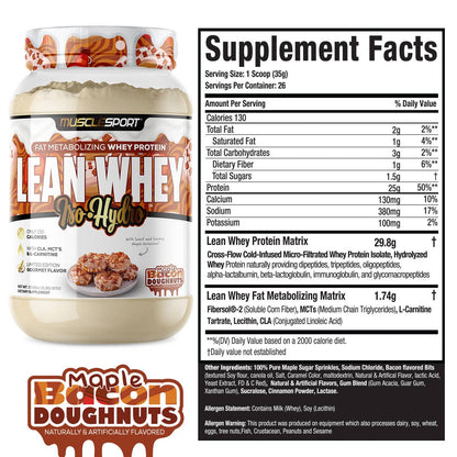 Lean Whey® Iso Hydro Gourmet Protein 2lb - Limited Edition: Crispy Cookie