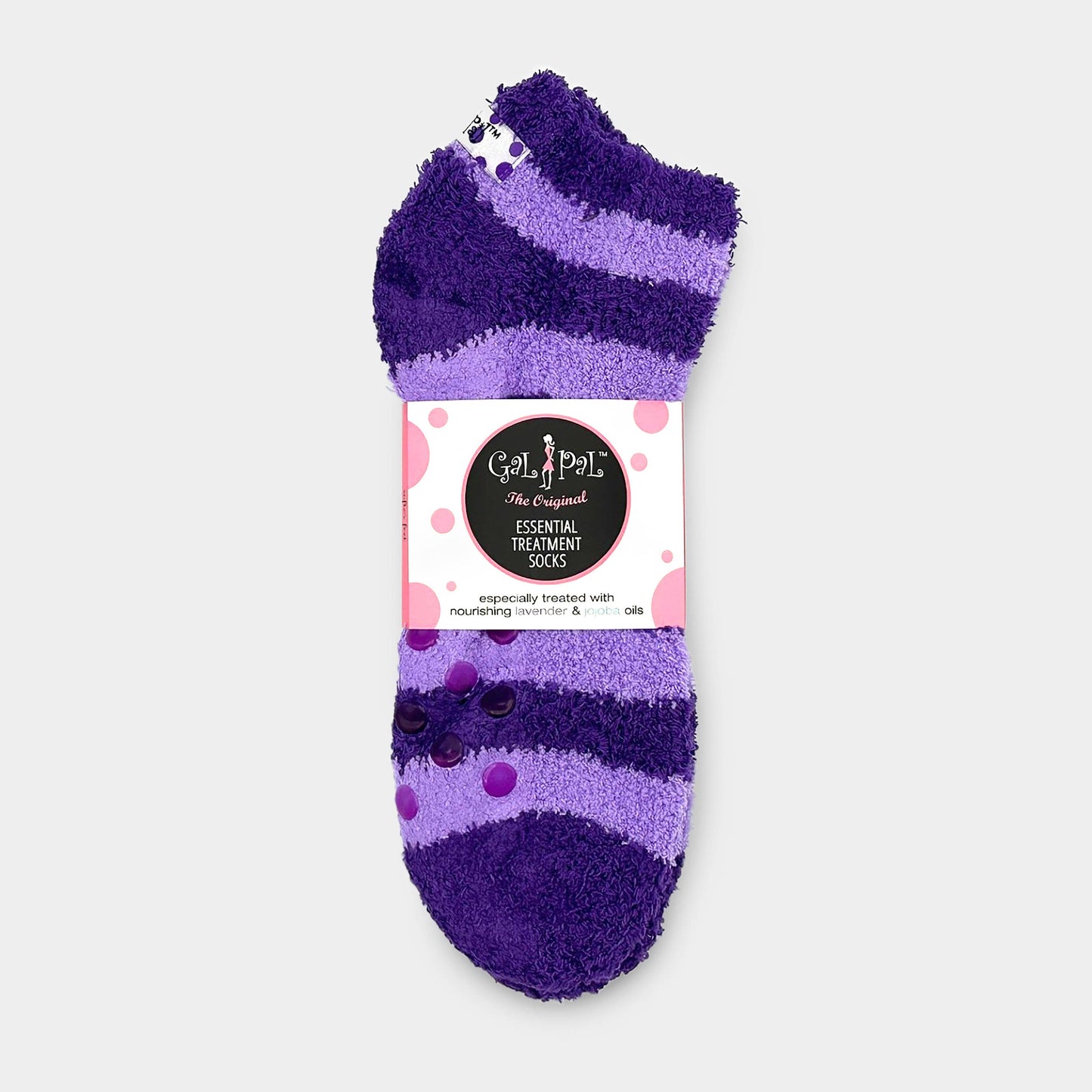 Gal Pal Moisture Essential Treatment Socks: Blue / Dots