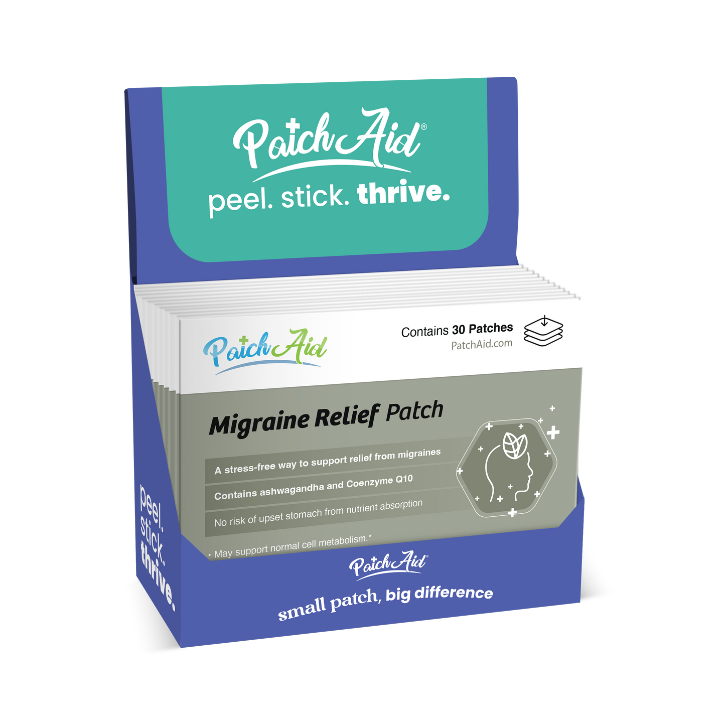 Migraine Relief Patch - Headache Relief & Relaxation Support: 1-Pack