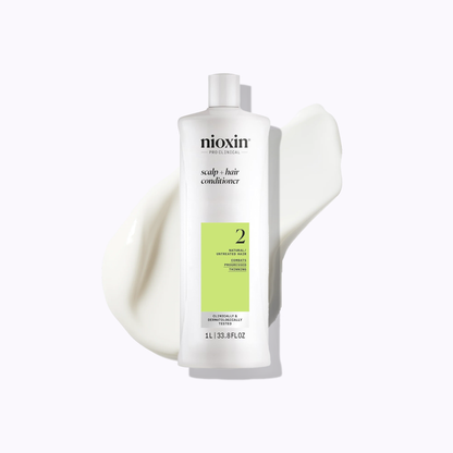 Nioxin System 2 Scalp + Hair Conditioner: 2 Pack / 10.1 fl oz