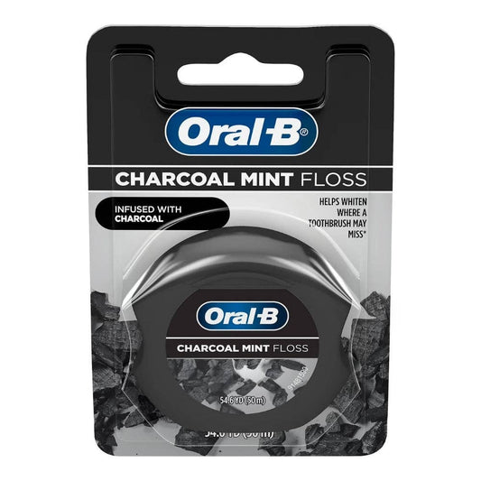 Oral-B Charcoal Mint Floss,  54.6 YD / (50m)