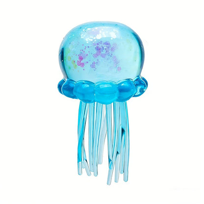 Nice Cube Jellyfish Squishy Sensory Stress Relief Toys in Box Squeeze Fidget Toy: Purple cube / 1 pc