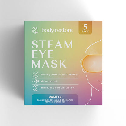 BODY RESTORE Steam Eye Mask Spa Relax Five Packs or Single: SINGLE Green Tea
