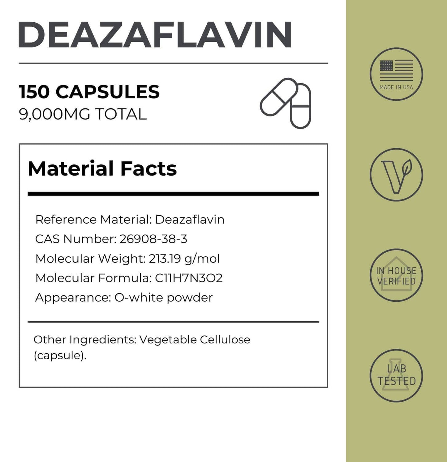 Deazaflavin Capsules