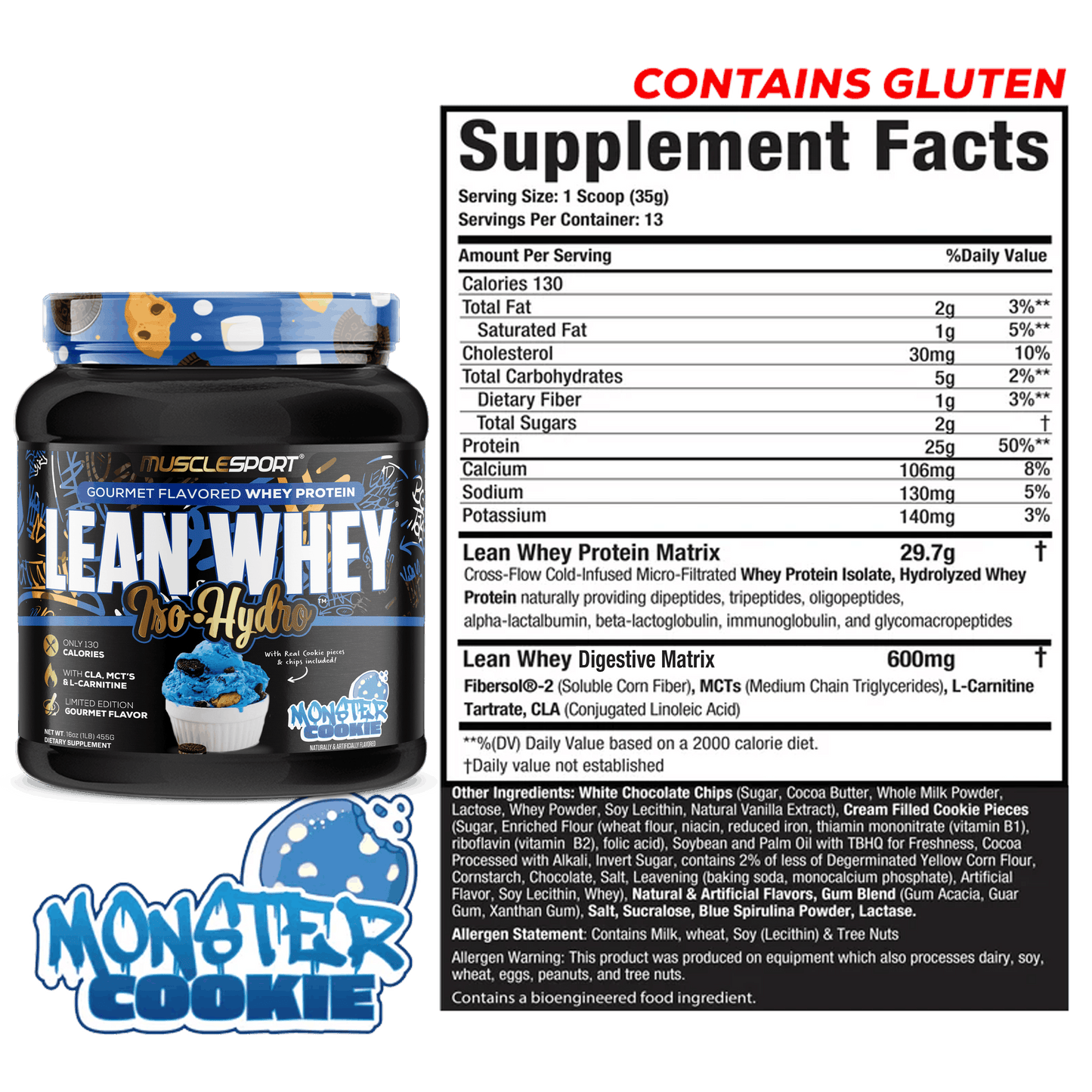 Lean Whey™ Iso Hydro Gourmet Protein 1lb: Black Forest
