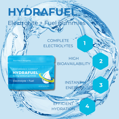 NEW HydraFuel Electroly Gummies 12Pack sour patch margaritas