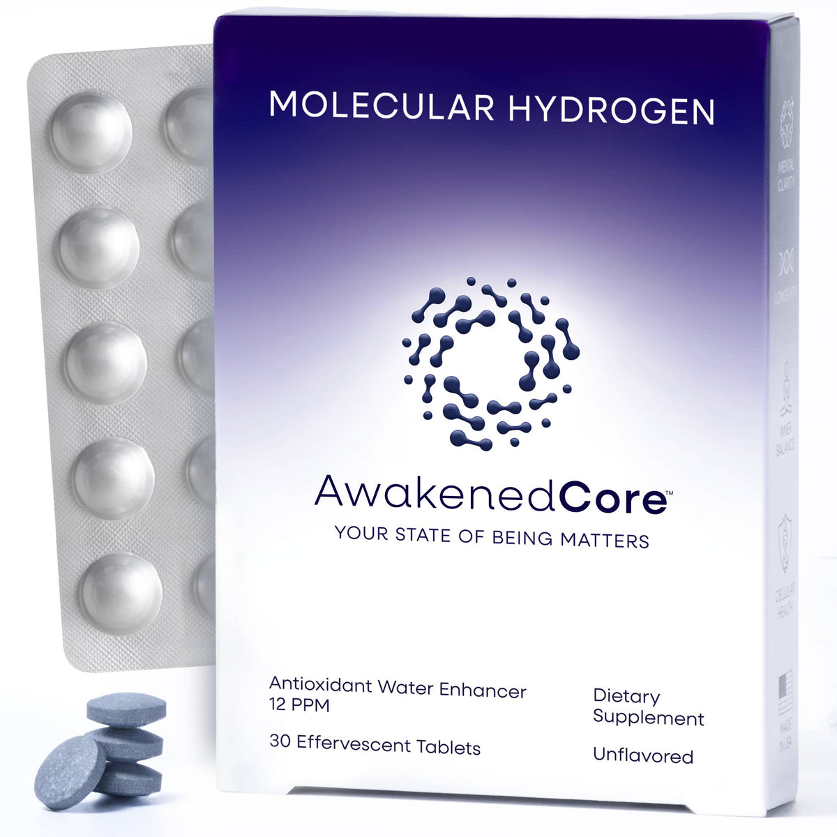 Hydrogen Molecular Water Tablets - Pure Magnesium Supplement
