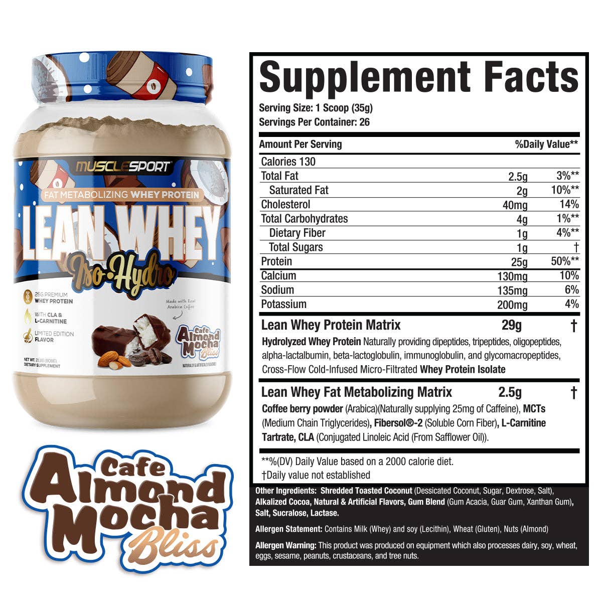 Lean Whey® Iso Hydro Gourmet Protein 2lb - Limited Edition: Crispy Cookie