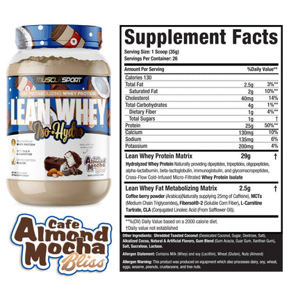 Lean Whey® Iso Hydro Gourmet Protein 2lb - Limited Edition: Crispy Cookie