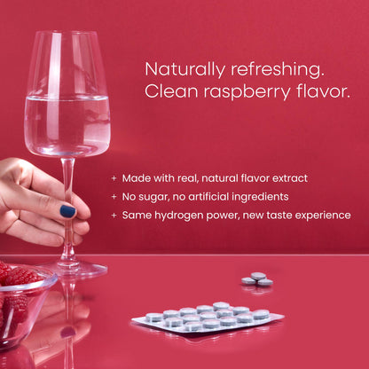 Hydrogen Molecular Official Tablets - Raspberry Flavored