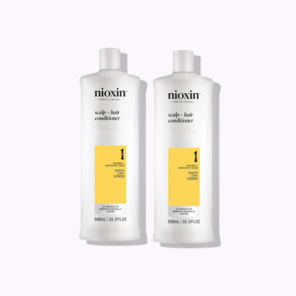 Nioxin System 1 Scalp + Hair Conditioner: 2 Pack / 10.1 fl oz