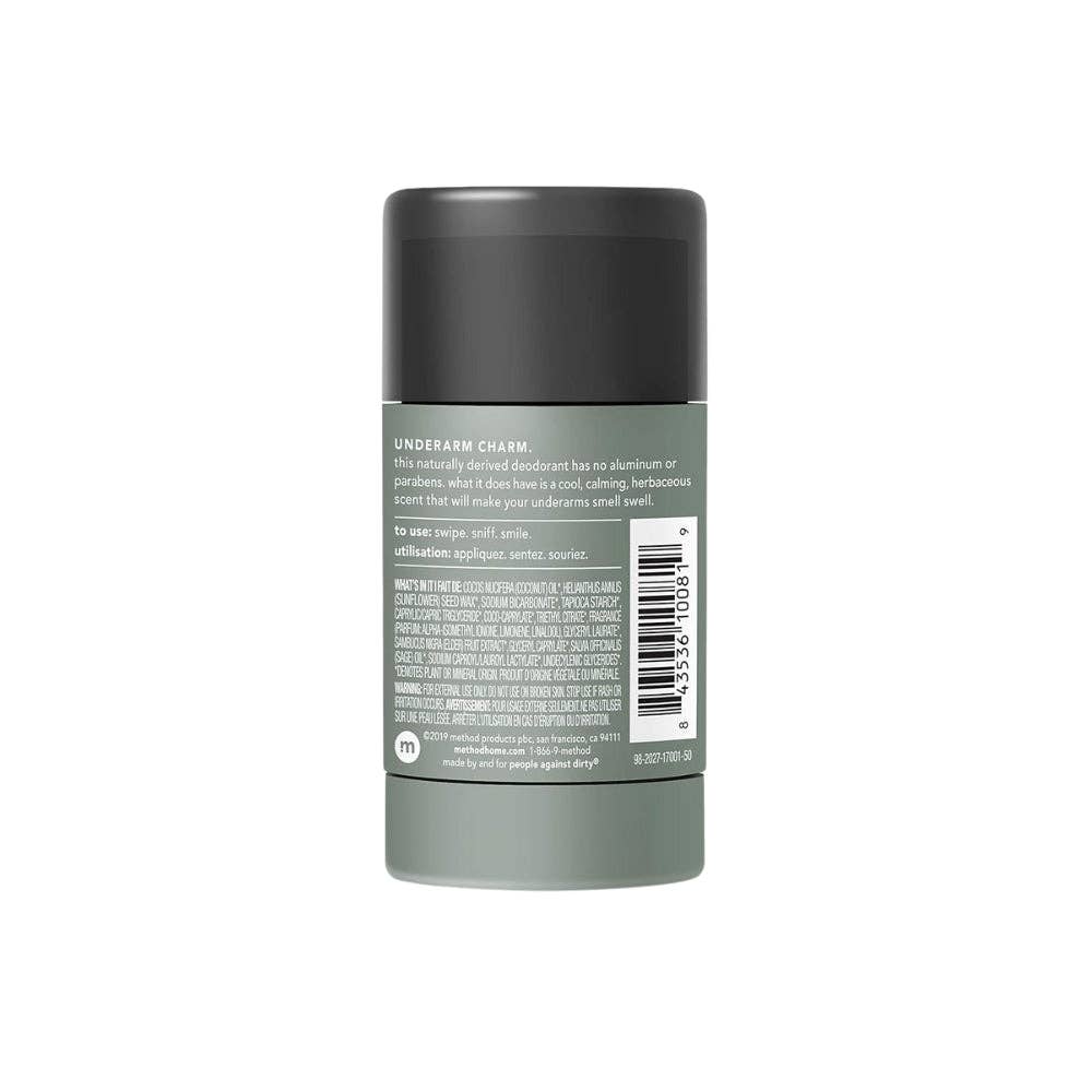 Method Men Aluminum Free Deodorant Stick, Juniper + Sage, 2.65 oz