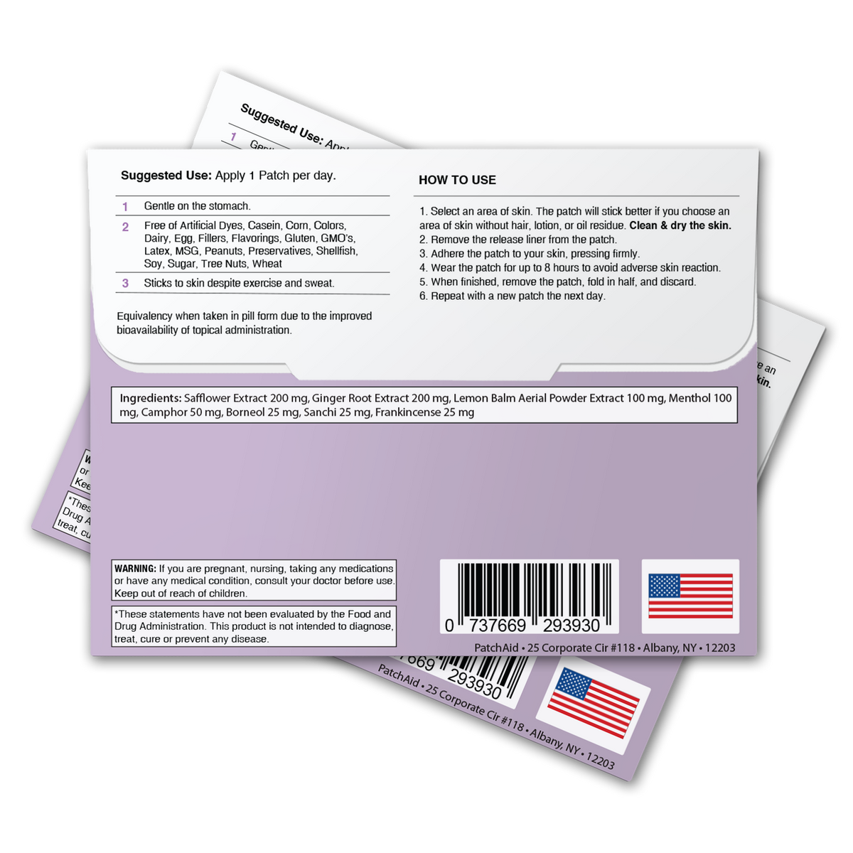 Nausea Relief Patch - Gentle & Natural Nausea Remedy: 12-Pack with Display Case