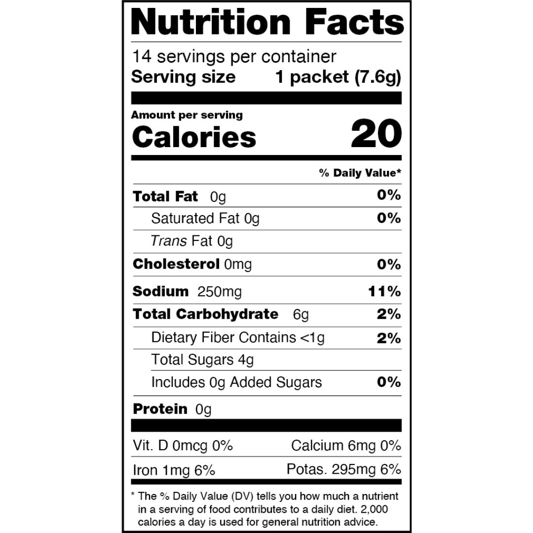 Hydrating Electrolyte Drink Mix - Tropical Punch (14ct)