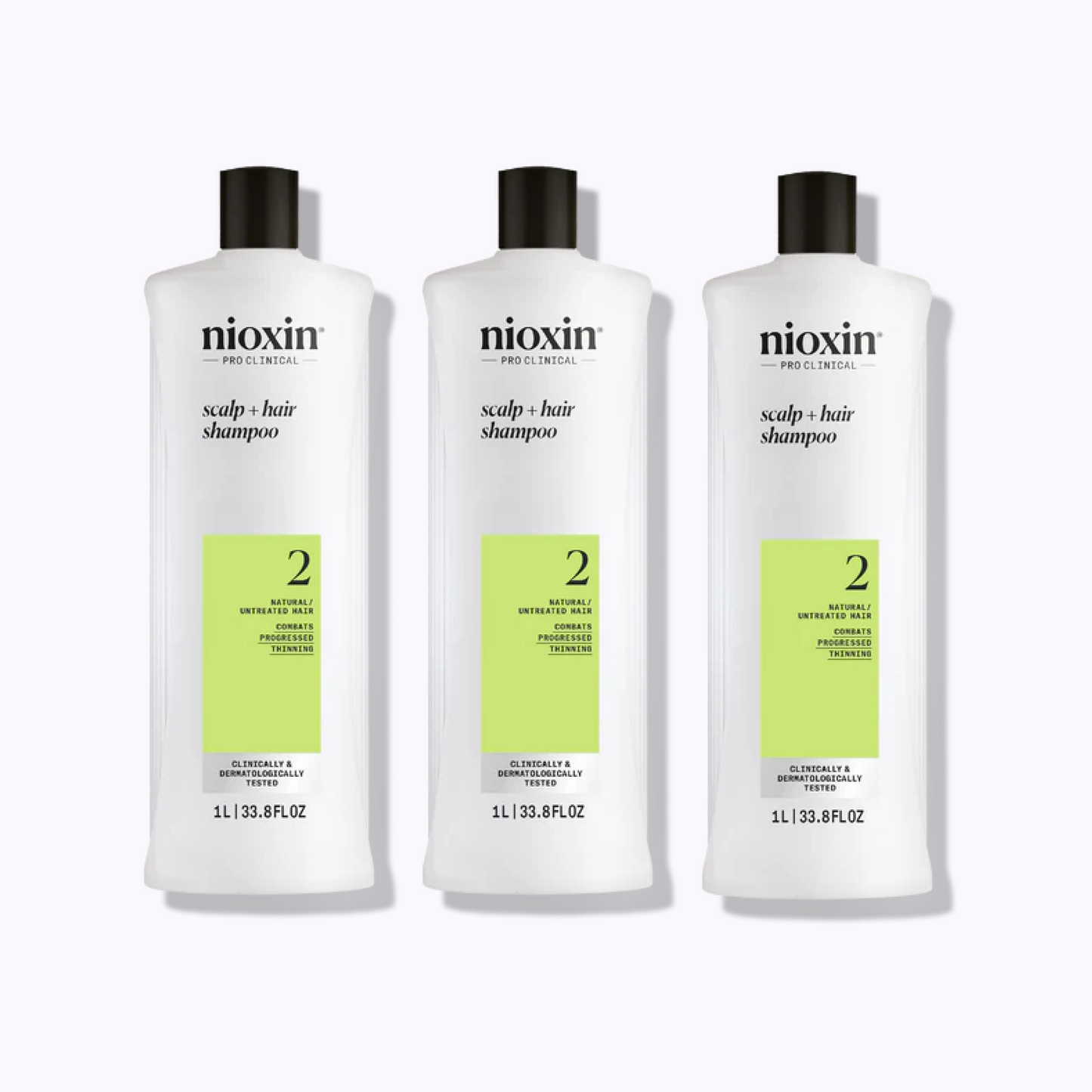 Nioxin System 2 Scalp + Hair Shampoo: 2 Pack / 10.1 fl oz