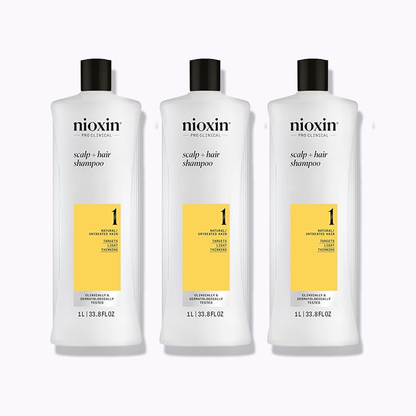 Nioxin System 1 Scalp + Hair Shampoo: 2 Pack / 10.1 fl oz