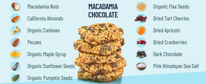 Macadamia Cherry Chocolate - Premium Real Food Snack Bar