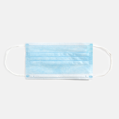 Blue Face Masks 50pk 3ply Disposable, Non-medical