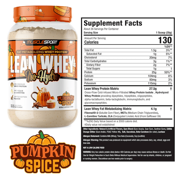 Lean Whey® Iso Hydro Gourmet Protein 2lb - Limited Edition: Crispy Cookie
