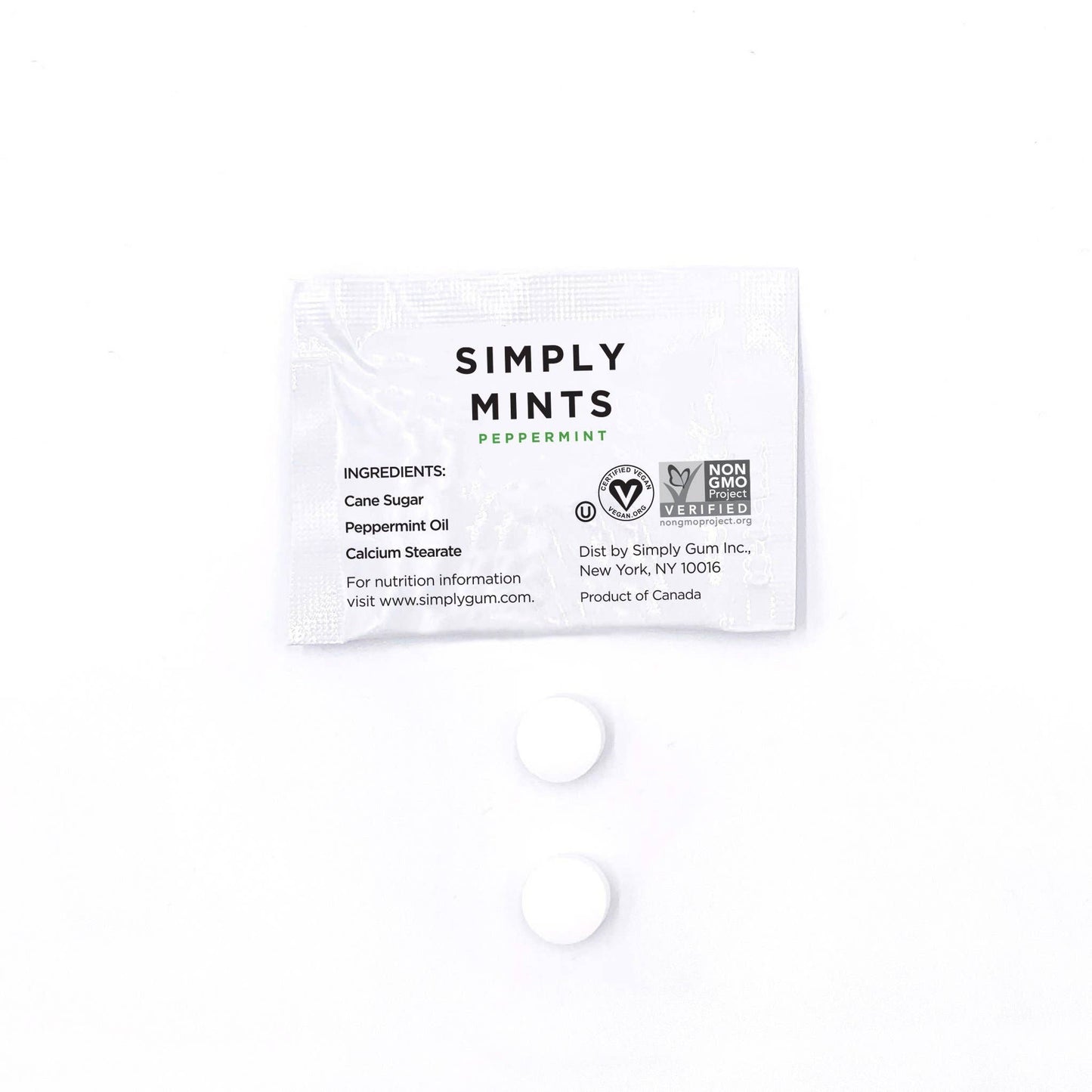 Simply Individually Wrapped Mints - Peppermint