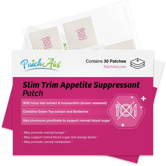 Slim Trim Appetite Suppressant Patch - Reduce Cravings: 1-Pack