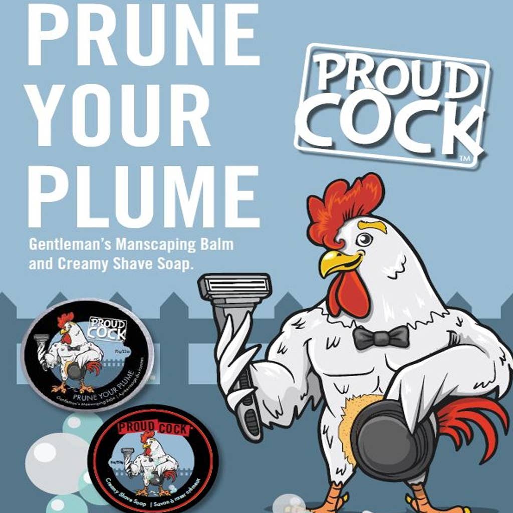 Proud Cock Creamy Shave Soap 8 oz