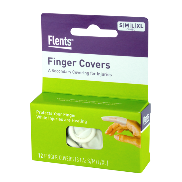 Flents® Finger Covers: 36 CT / Assorted Sizes