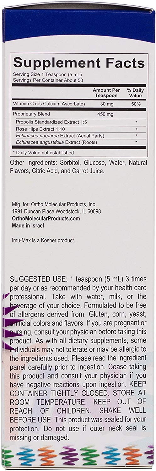 Ortho Molecular Imu-Max Natural Defense for kids Berry Flavor (AVAILABLE IN-STORE ONLY)